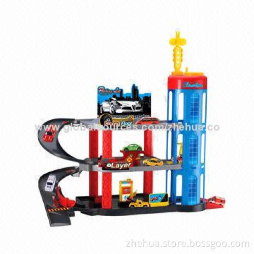 Kid's Good-quality Plastic DIY Building Block Toy with Parking Lot